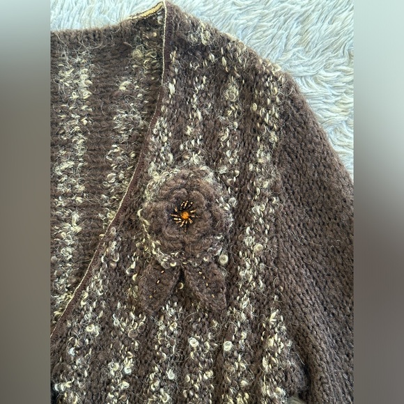 Brown BCBG MaxAzria Long Sweater, Size M - Picture 5 of 7